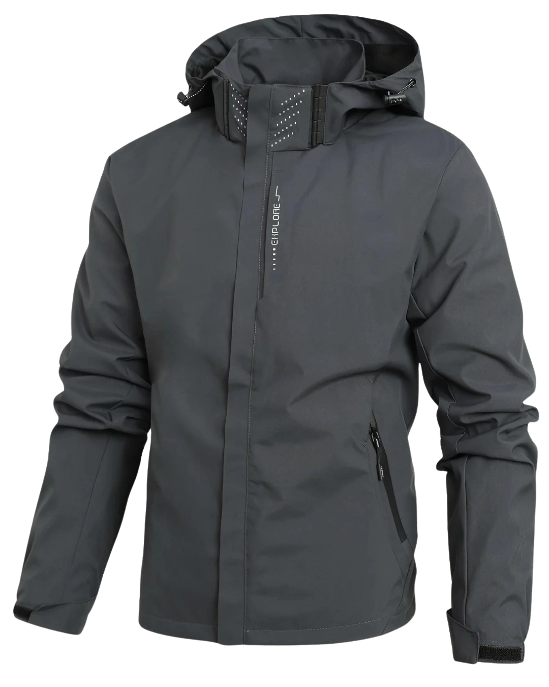 Men’s Lightweight Rain Jacket – Waterproof Hooded Outdoor Windbreaker