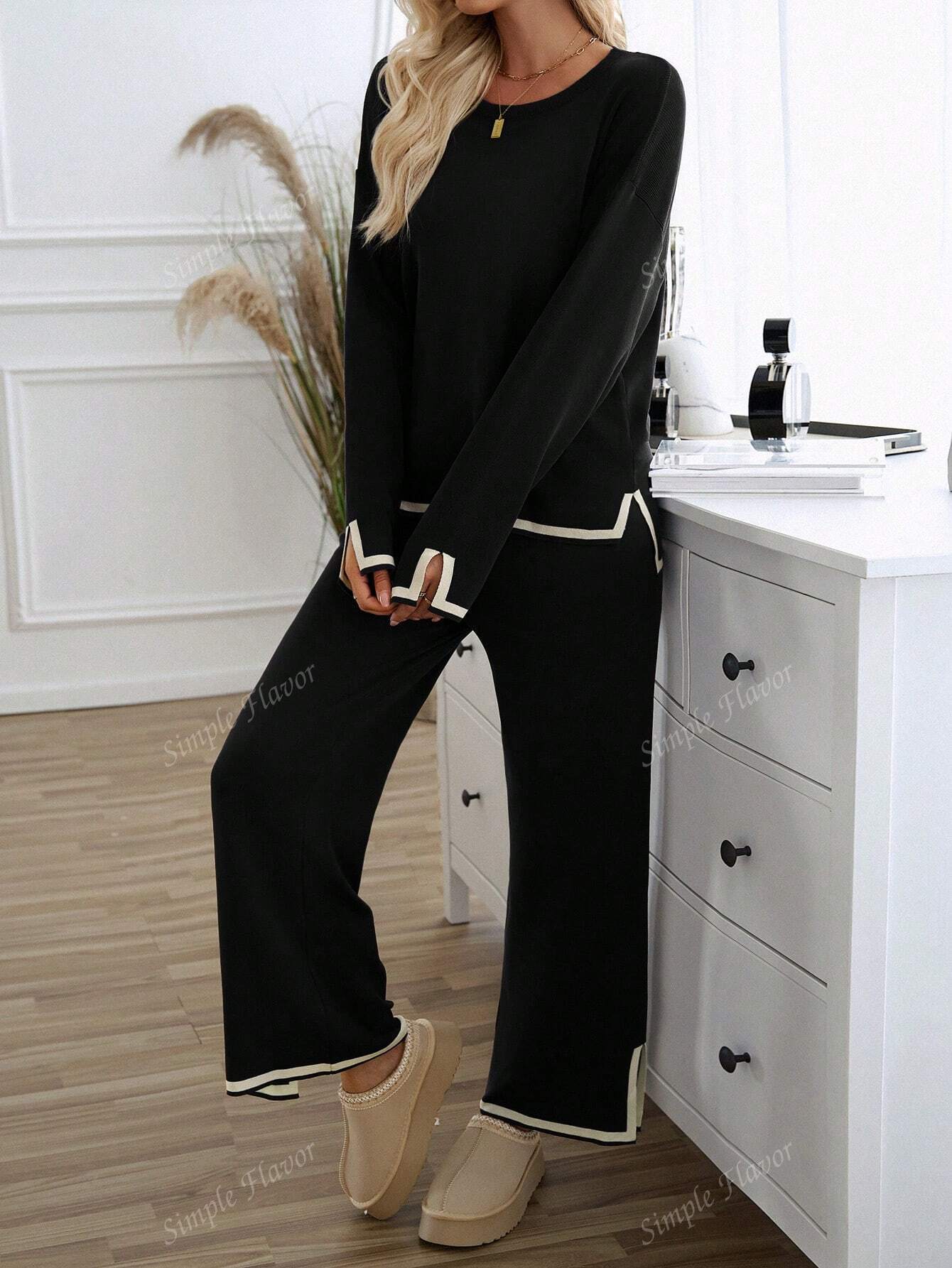 Sophie Knitted Two-Piece Set