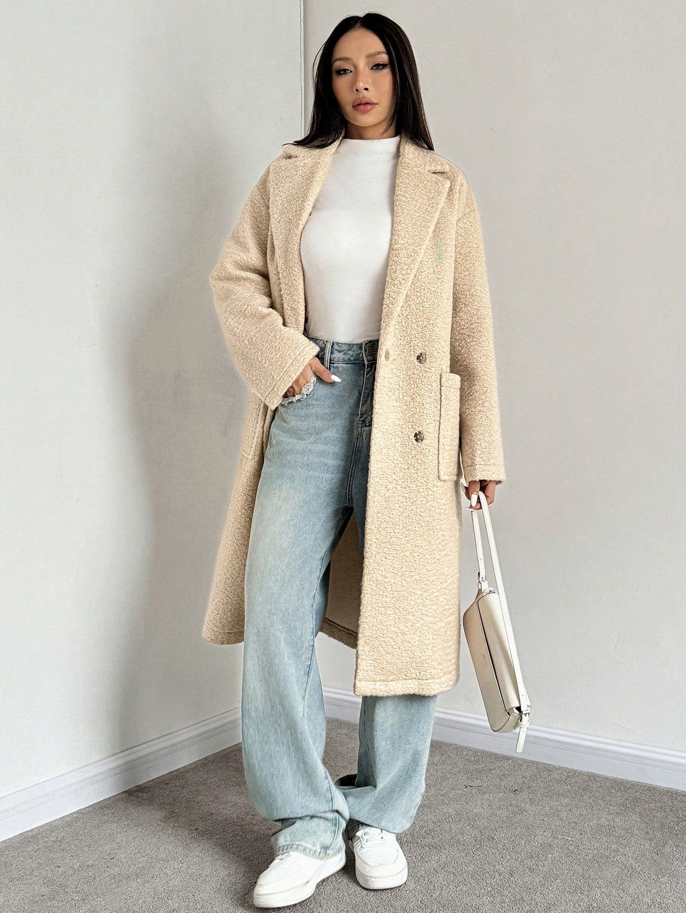 Nora Oversized Pocket Overcoat