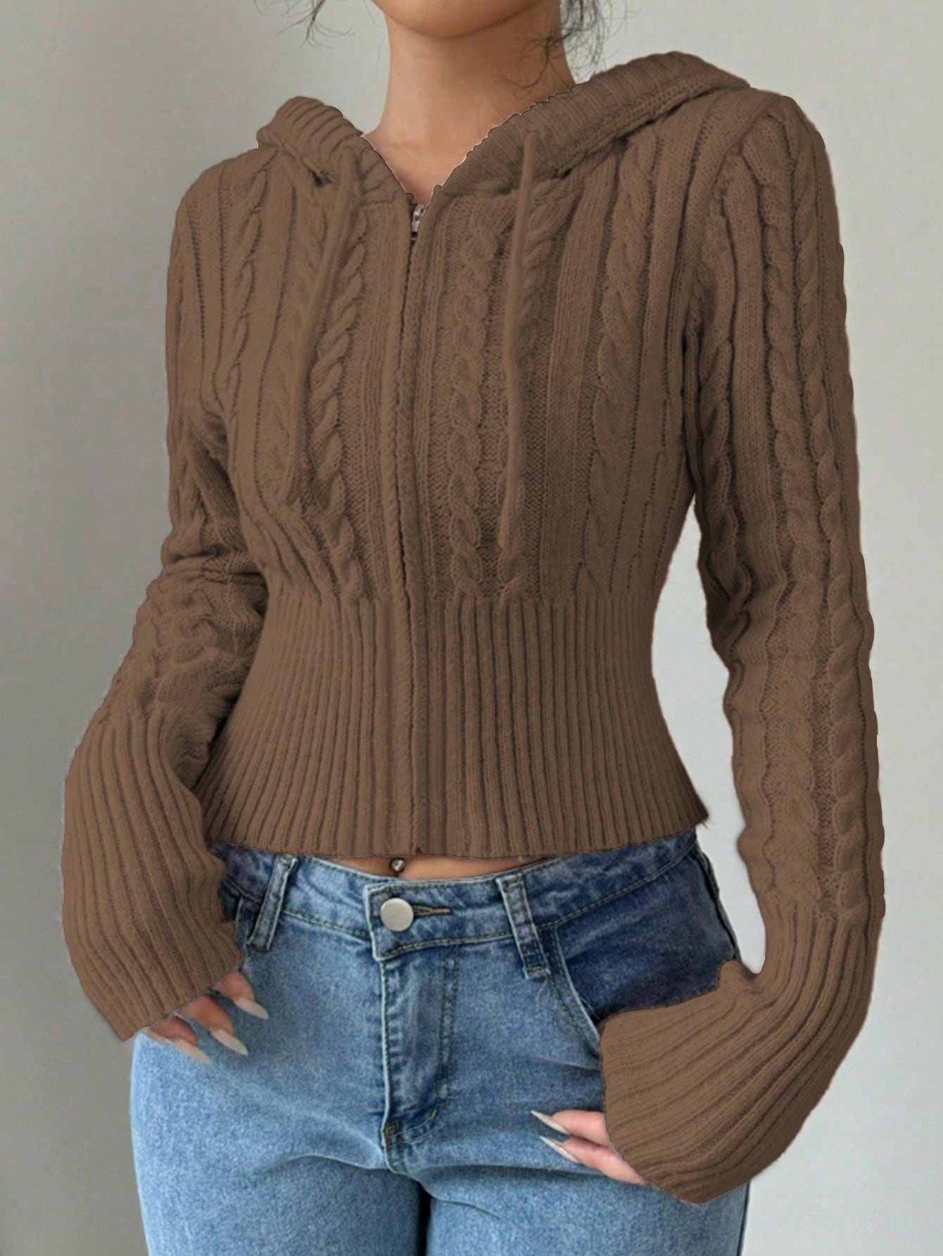 Mila Zip-Front Hoodie