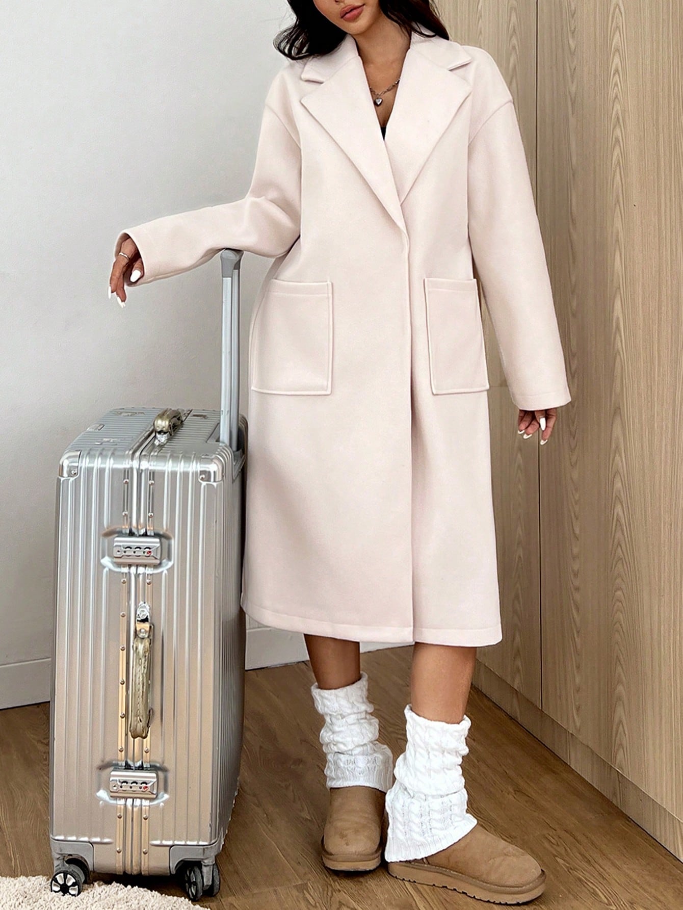 Nora Oversized Pocket Overcoat