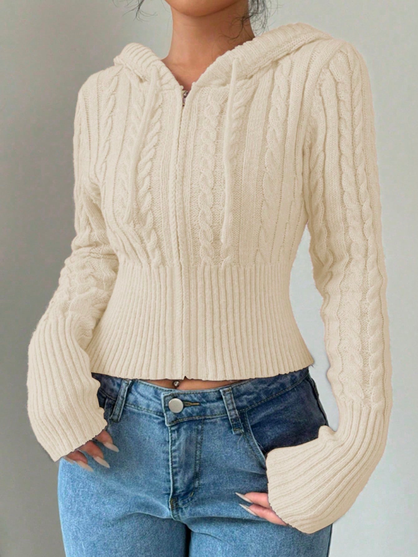 Mila Zip-Front Hoodie