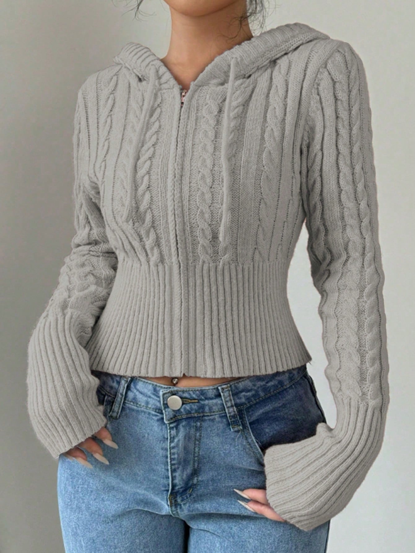 Mila Zip-Front Hoodie