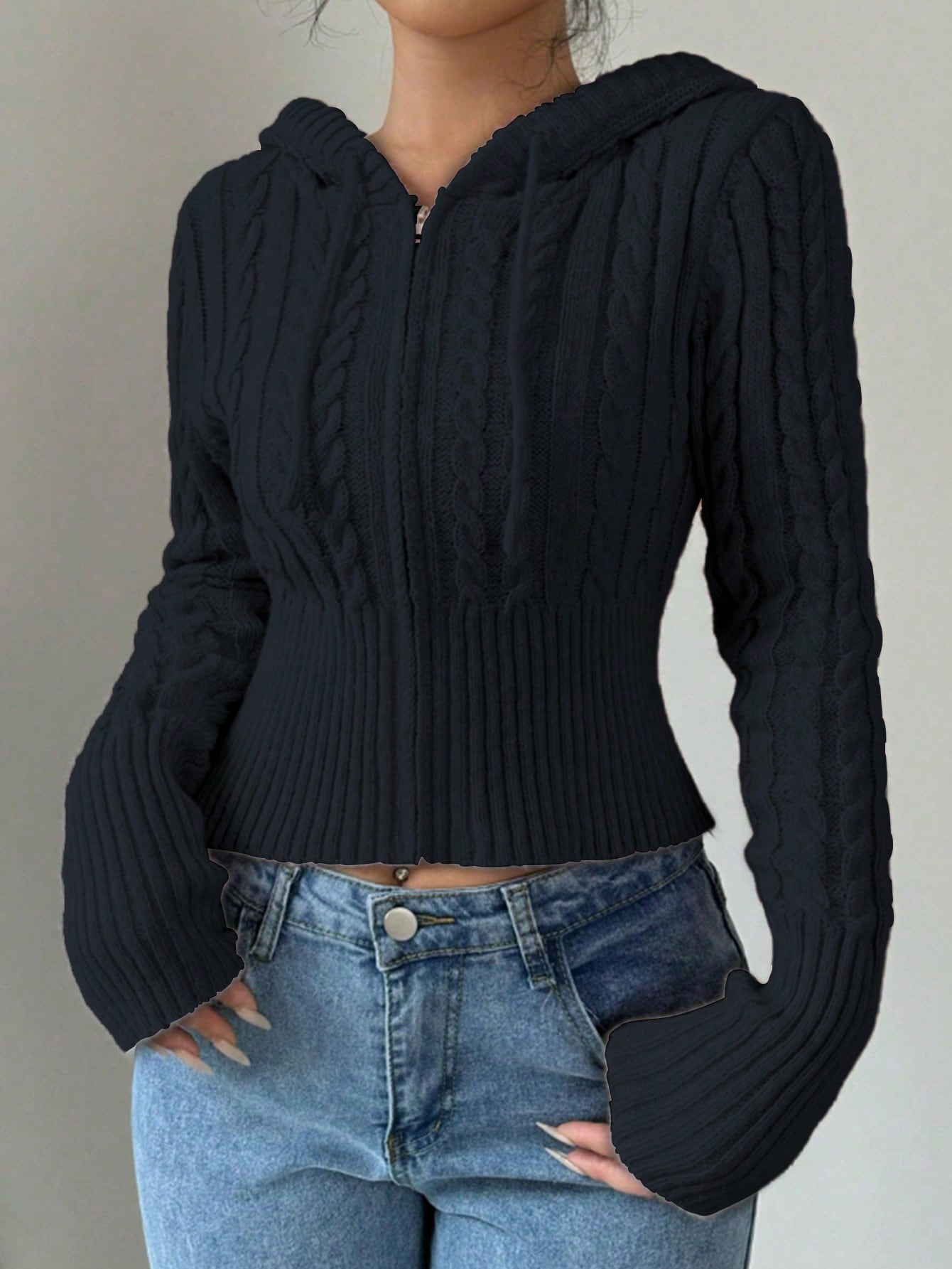 Mila Zip-Front Hoodie