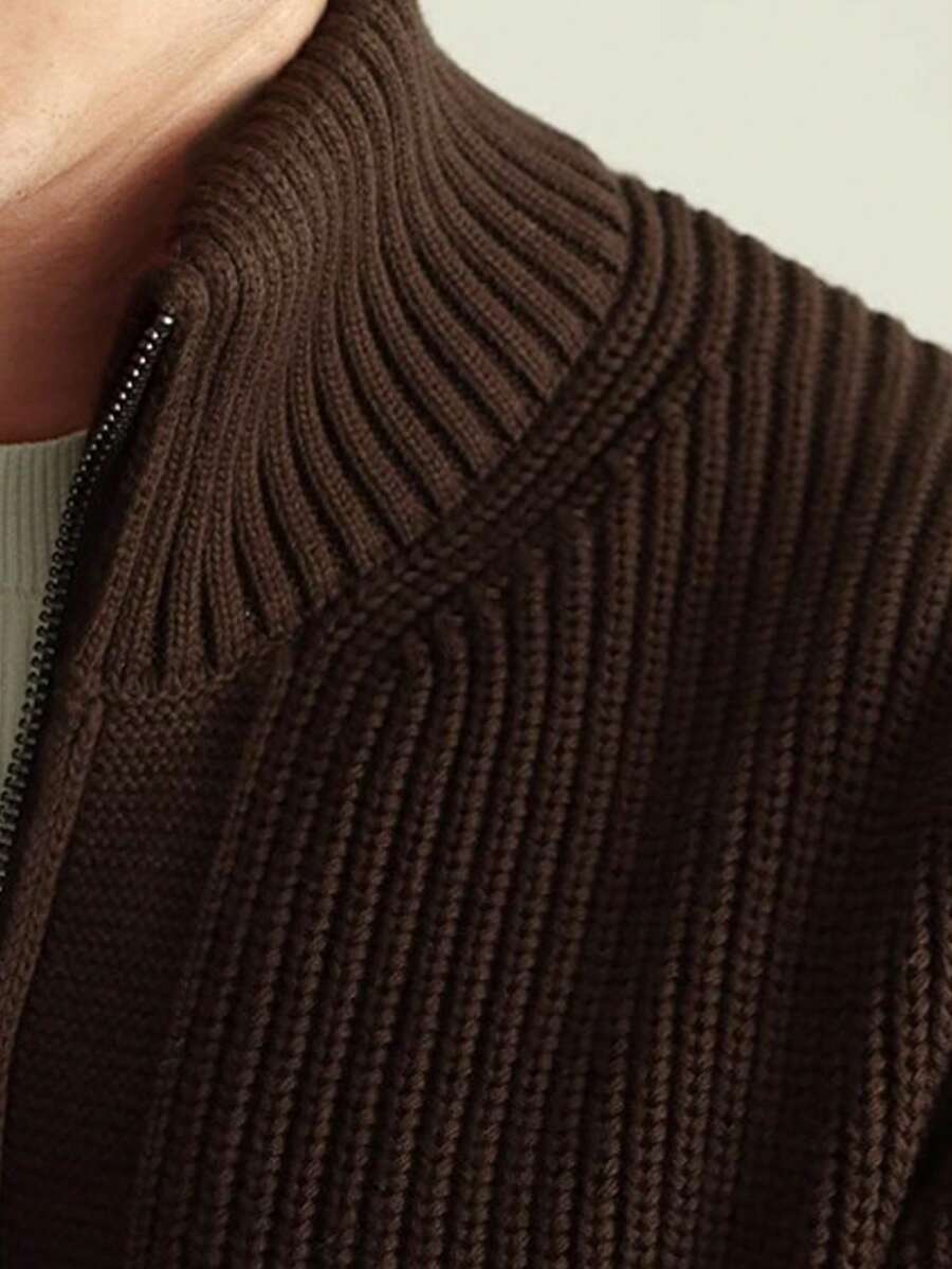 Men’s Casual Zip-Up Jacket – Long Sleeve Everyday Vest