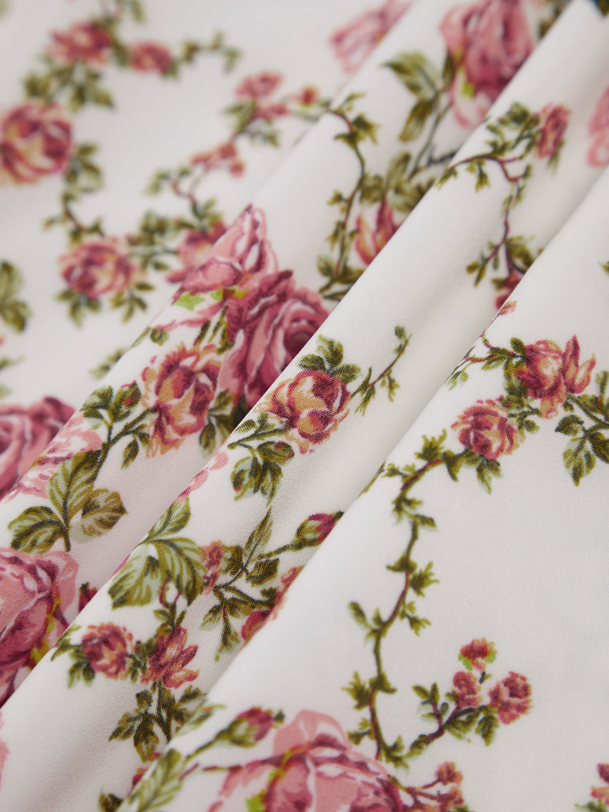 Naelin Rosebud Floral Midi-Sommerkleid
