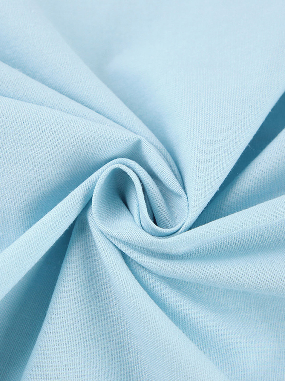 Orel – Midikleid aus Leinen und Baumwolle mit Schnürung vorne