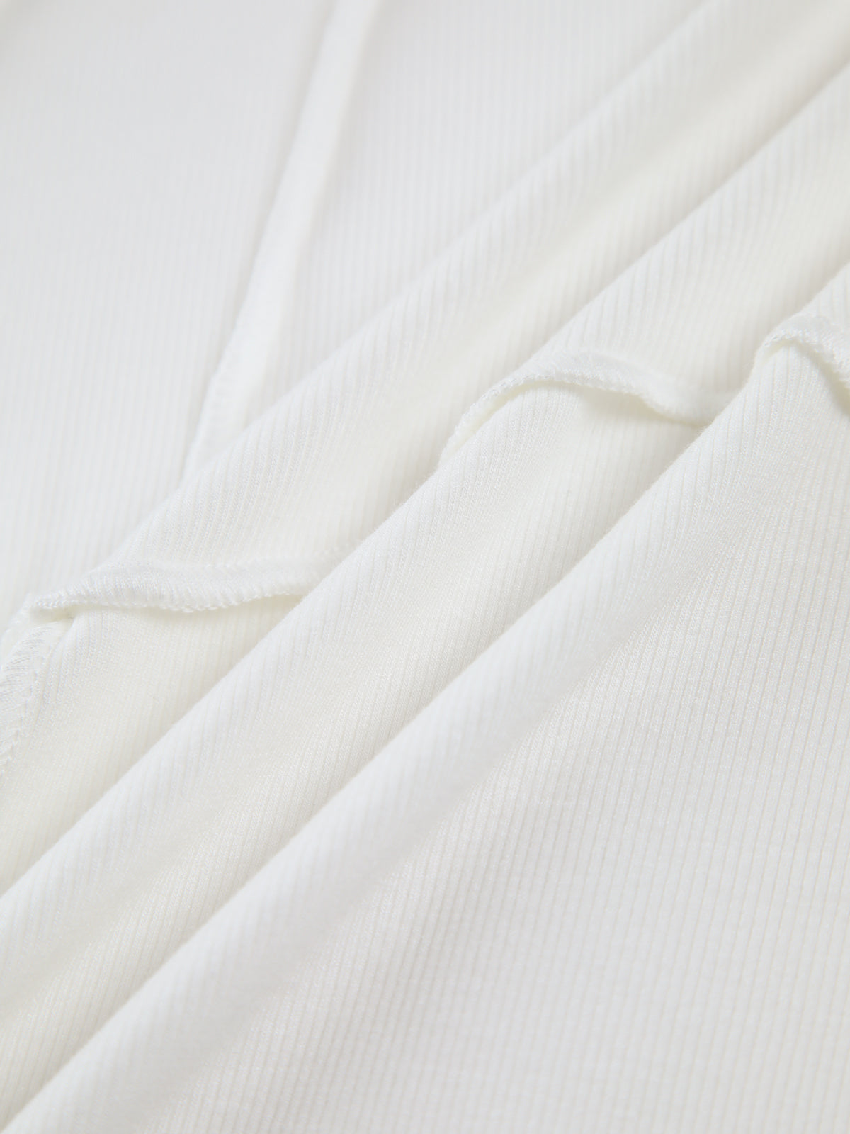 Larine Basic Langarm-Top mit Paspelierung
