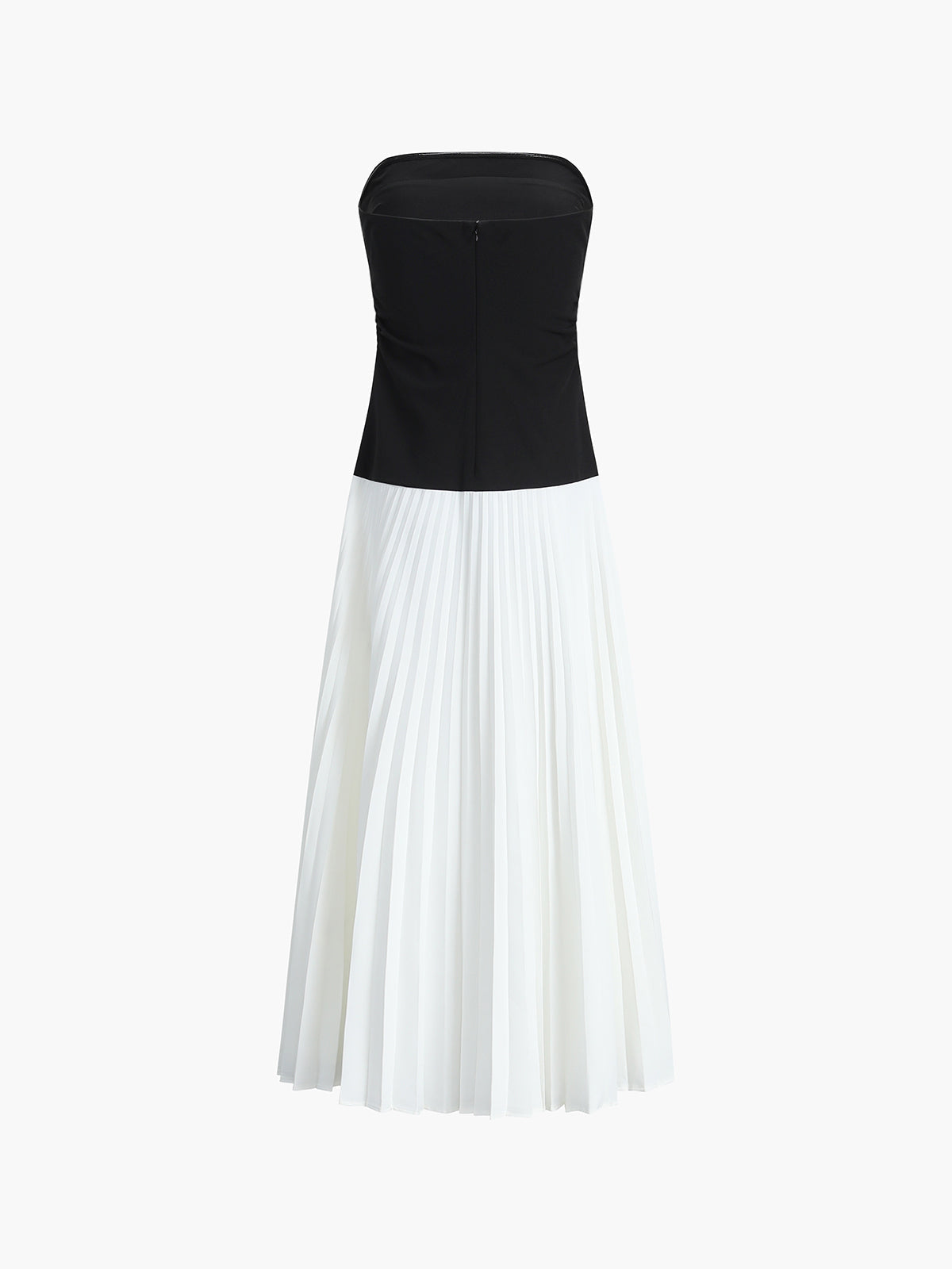 Lyrys Sleeveless Pleated Long Dress