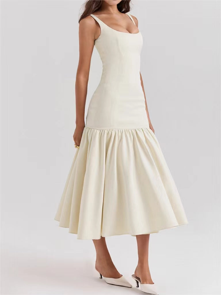 Jaelvine Ruffle Long Cami Sundress