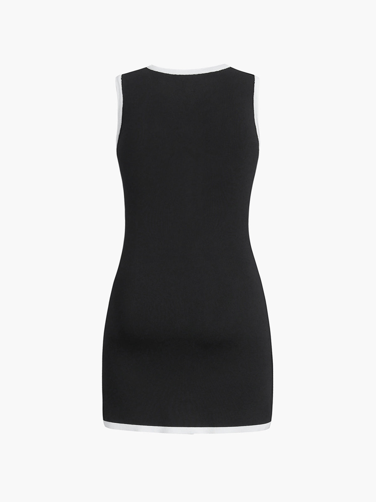 Siane Ärmelloses, kurzes Pulloverkleid mit mehreren Taschen und Knöpfen
