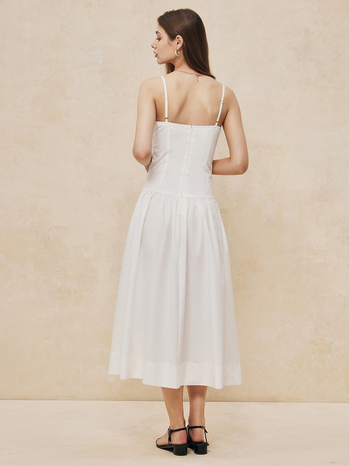 Majestwind – Serendipity – Langes Camisole-Kleid mit Rüschen