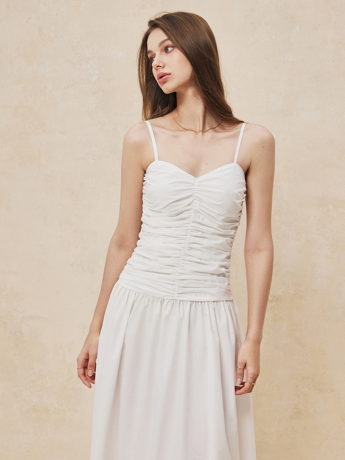 Majestwind – Serendipity – Langes Camisole-Kleid mit Rüschen