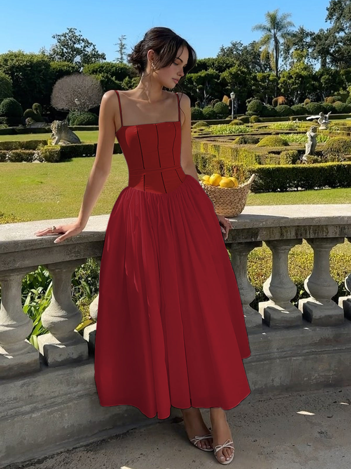 Melor – Serendipity – Französisches, fließendes langes Kleid