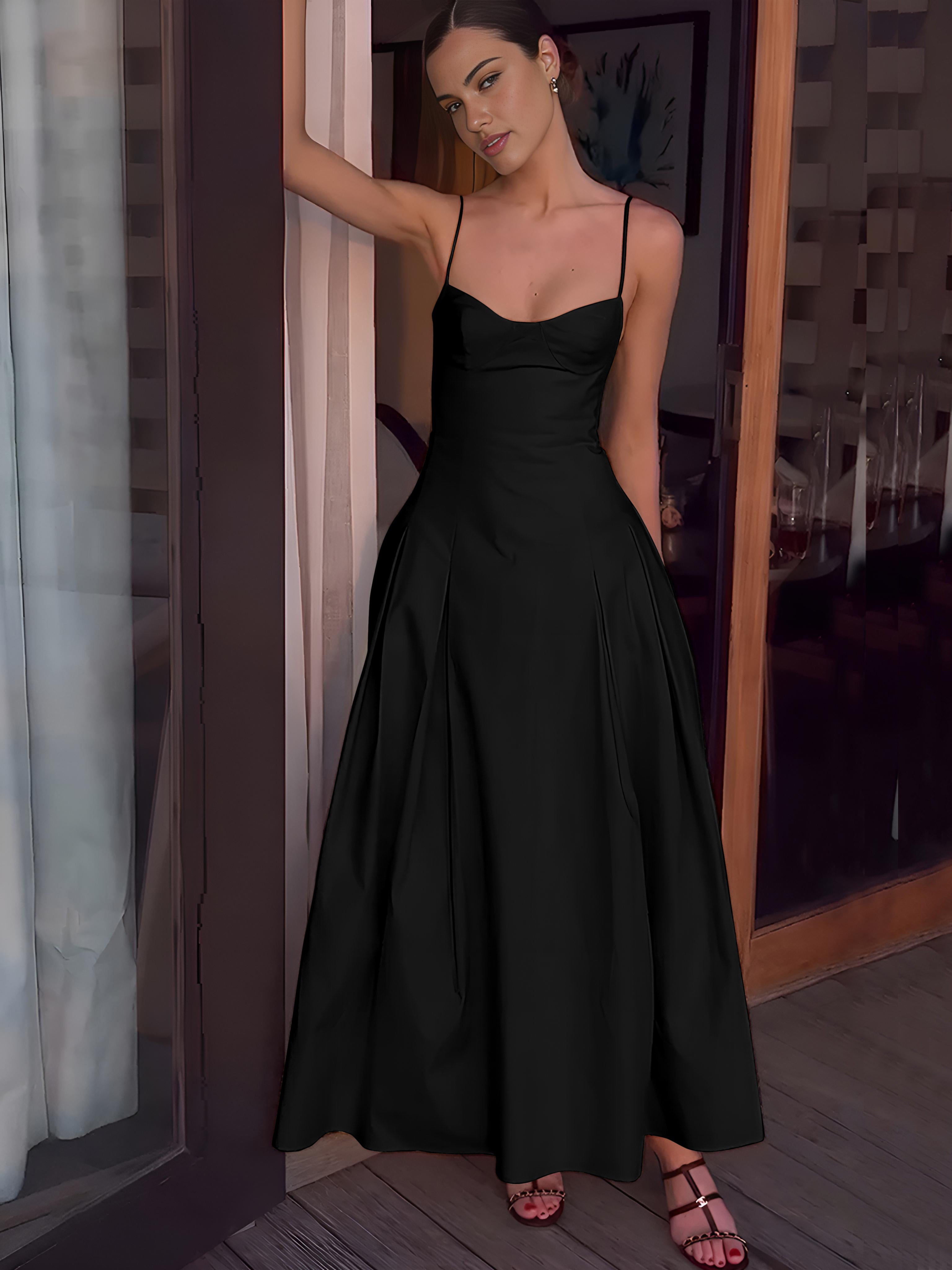 SirŽ Langes, plissiertes Camisole-Kleid