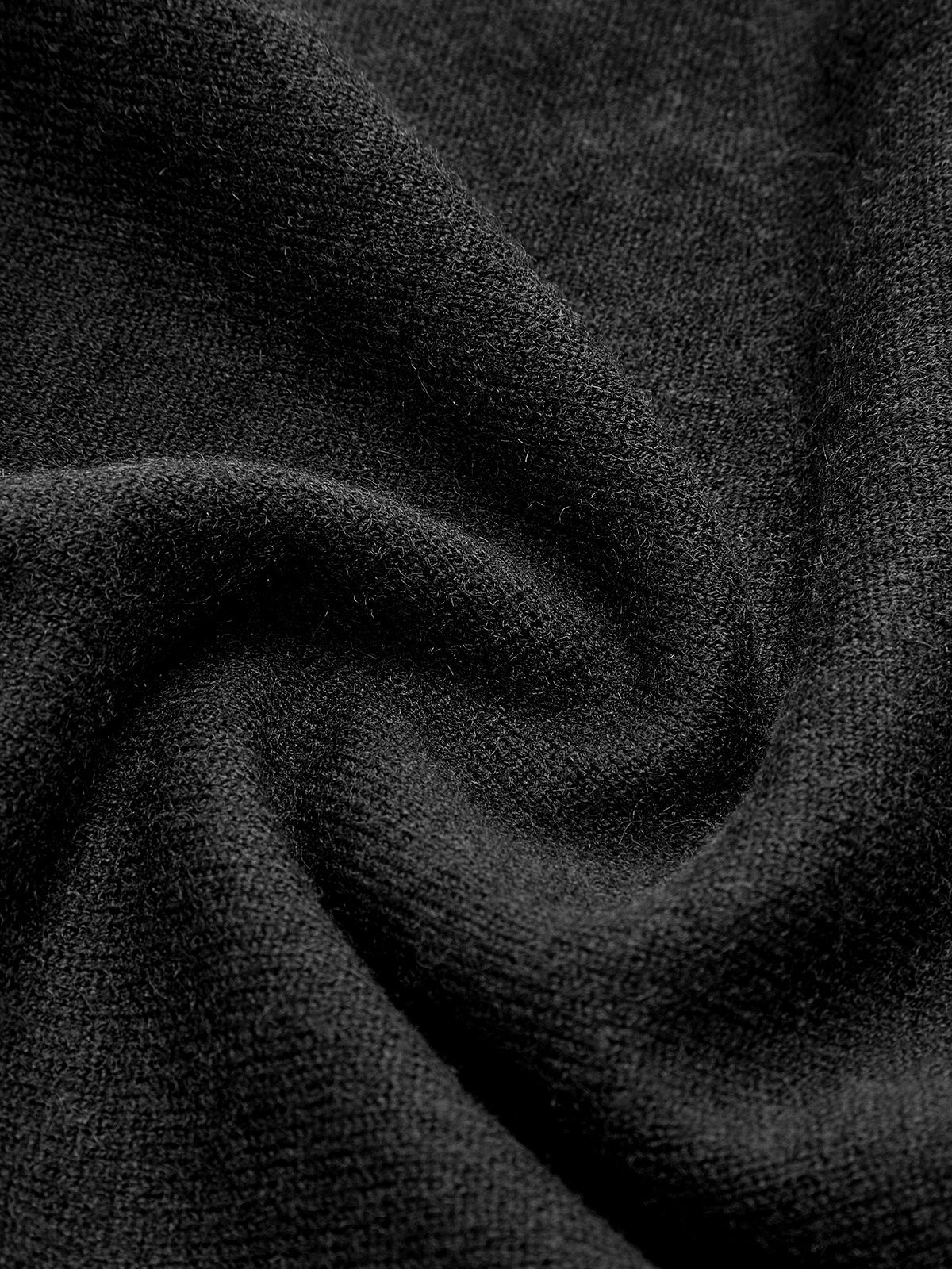 Enchantspun – Kurzes, schlichtes, plissiertes Pulloverkleid