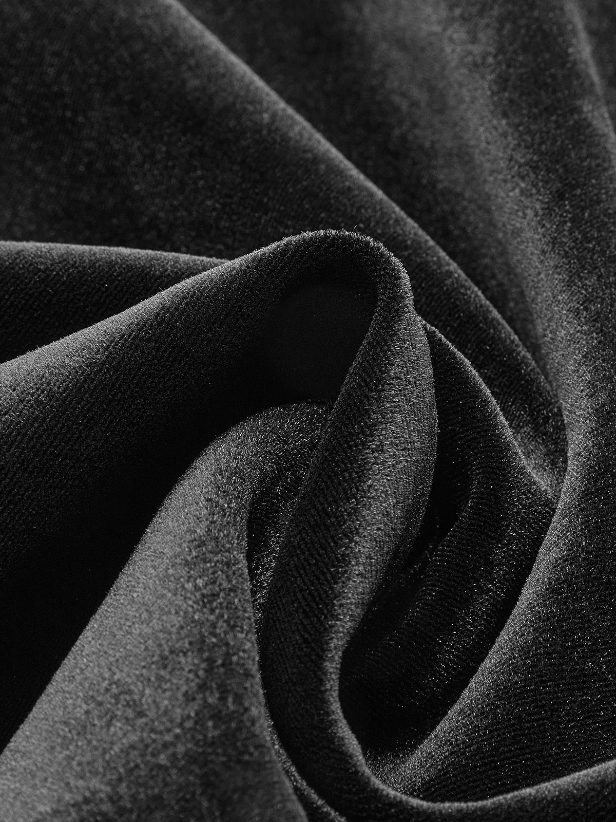Miralux – Rückenfreies Trägerkleid aus Samt mit Schleifendekor