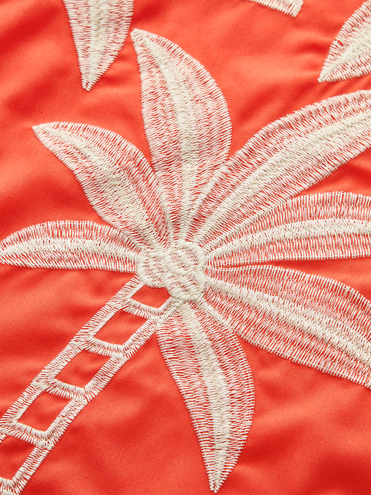 Qelviel Embroidered Bow-Detail Cami Dress