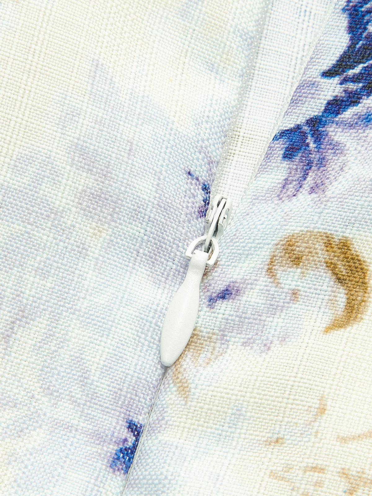 Opalfire – Kleid mit Puffärmeln und Blumendruck und Gürtel