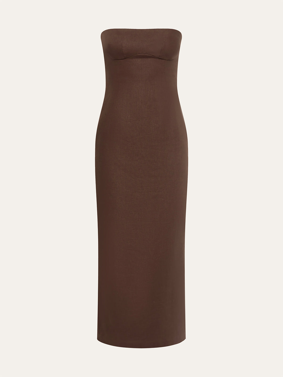 Kilvys Floral Print Strapless Dress