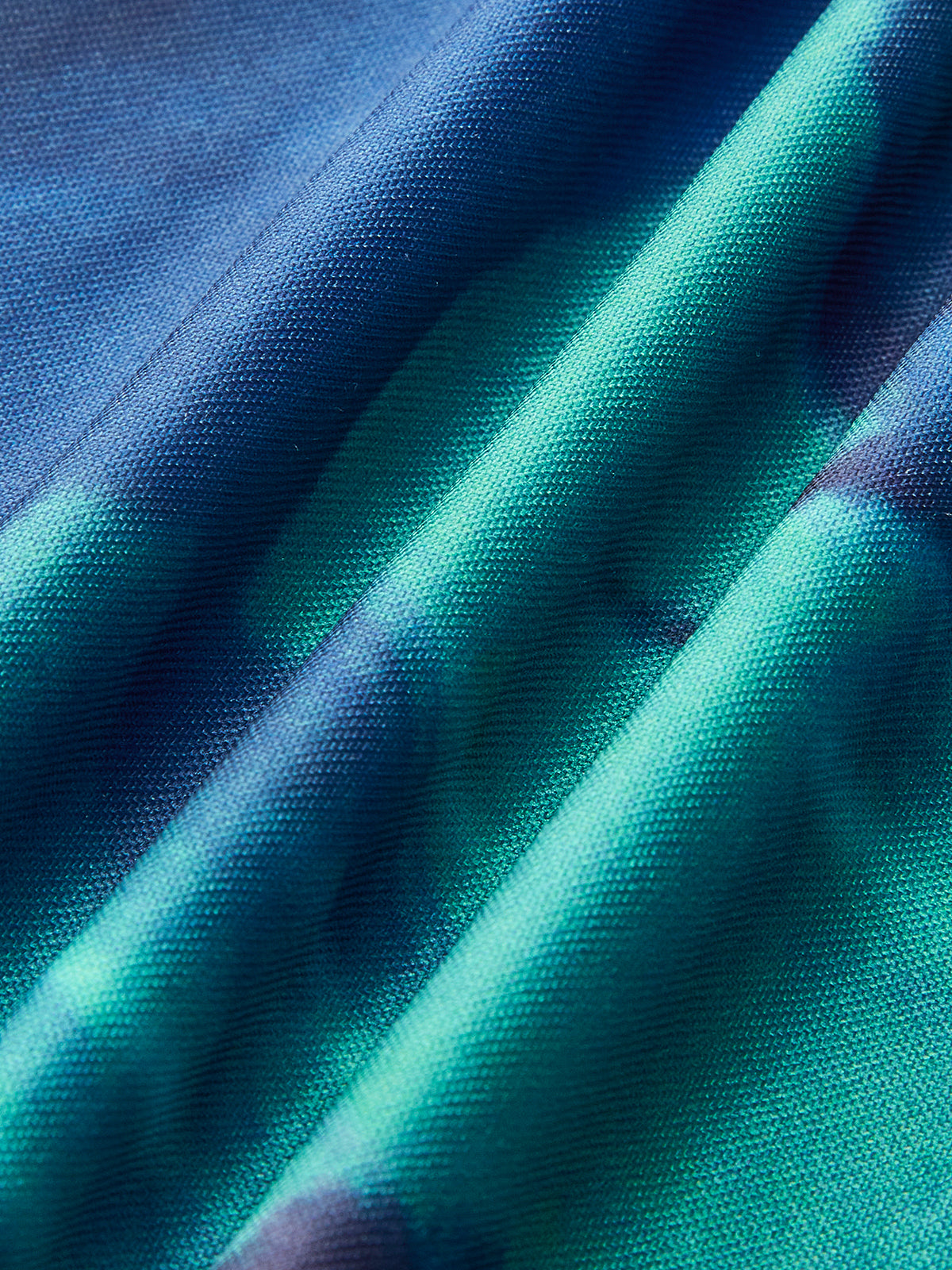 Bedrucktes Kleid mit überkreuzter Schnürung und Shimmerlace-Muster