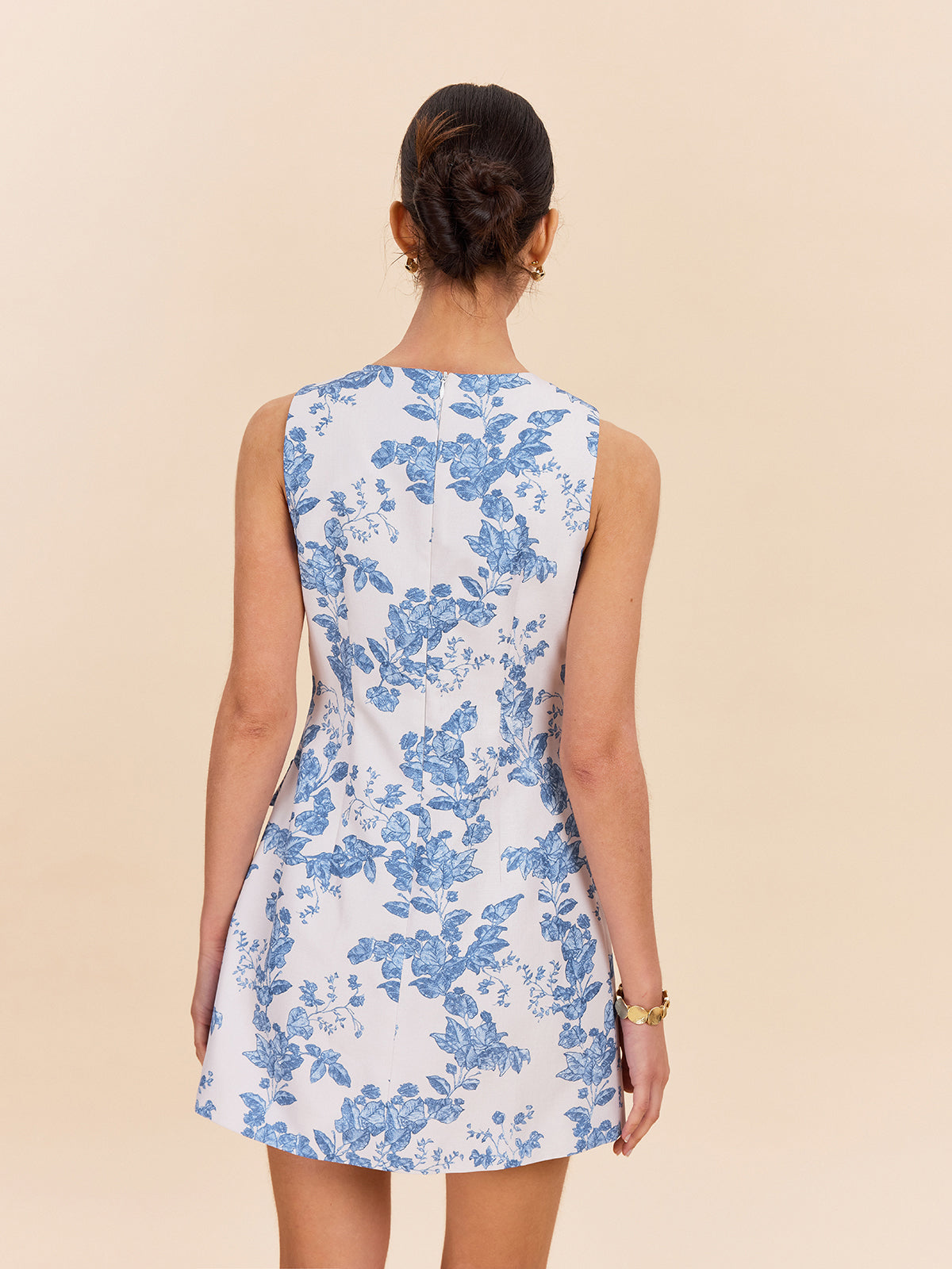 Seliel Kleid mit Taschen und Blumenmuster