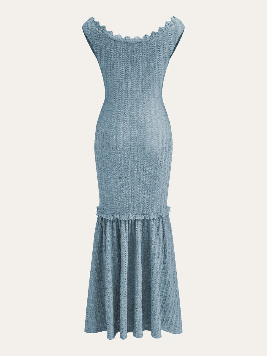 Tavia Off-Shoulder-Kleid mit Rüschendetail