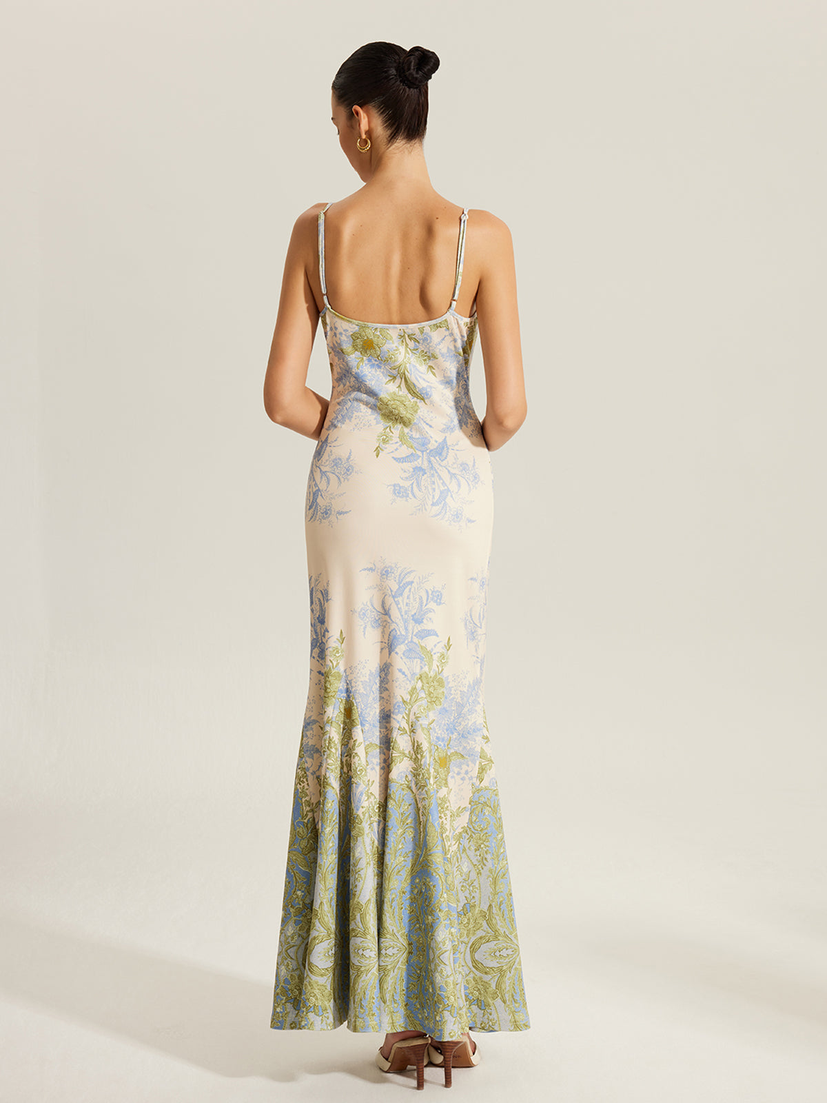 Jaelian Floral Print Cami Dress