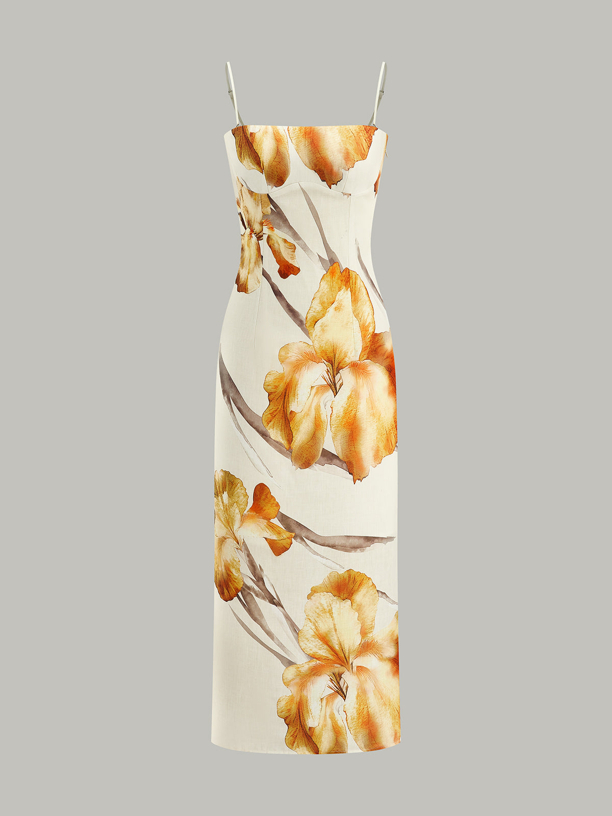 Mystbloom Midikleid mit Blumendruck