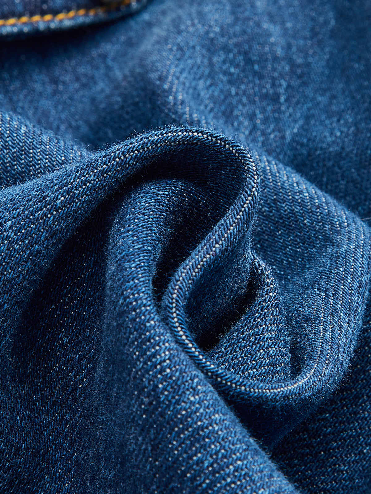Maviel Denimklänning med fickor och skärp