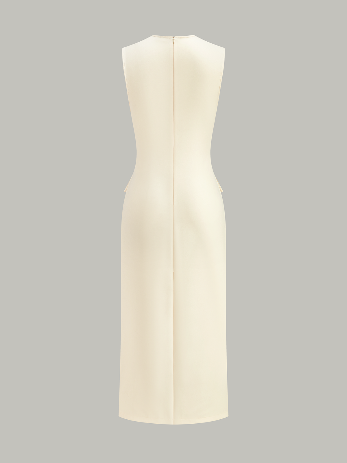 Opalglow Maxikleid mit Knopfleiste und Gürtel