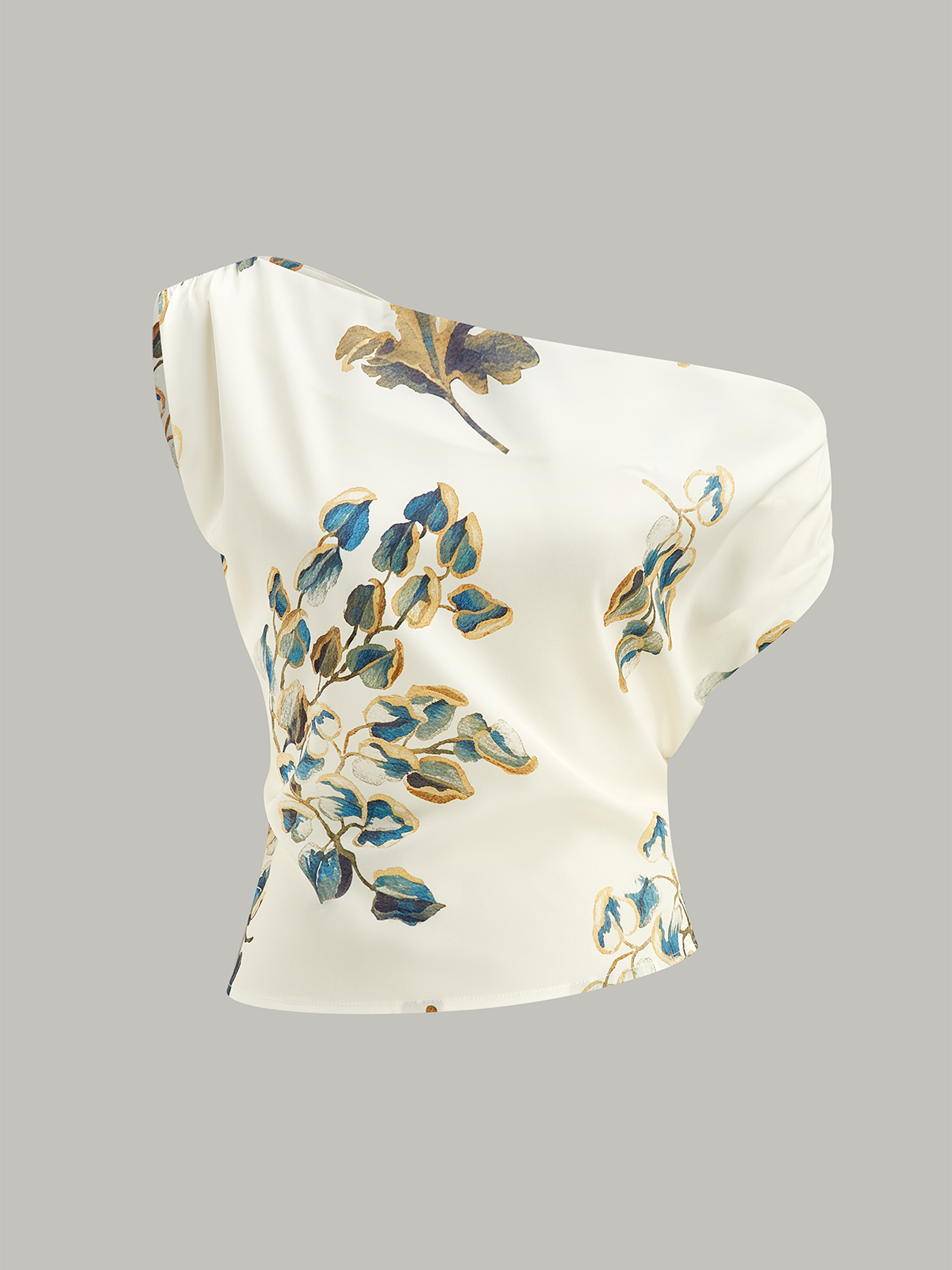 Valore One-Shoulder-Top mit Blumenmuster