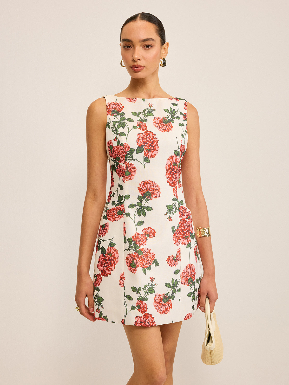Solardust – Etuikleid mit Blumenmuster