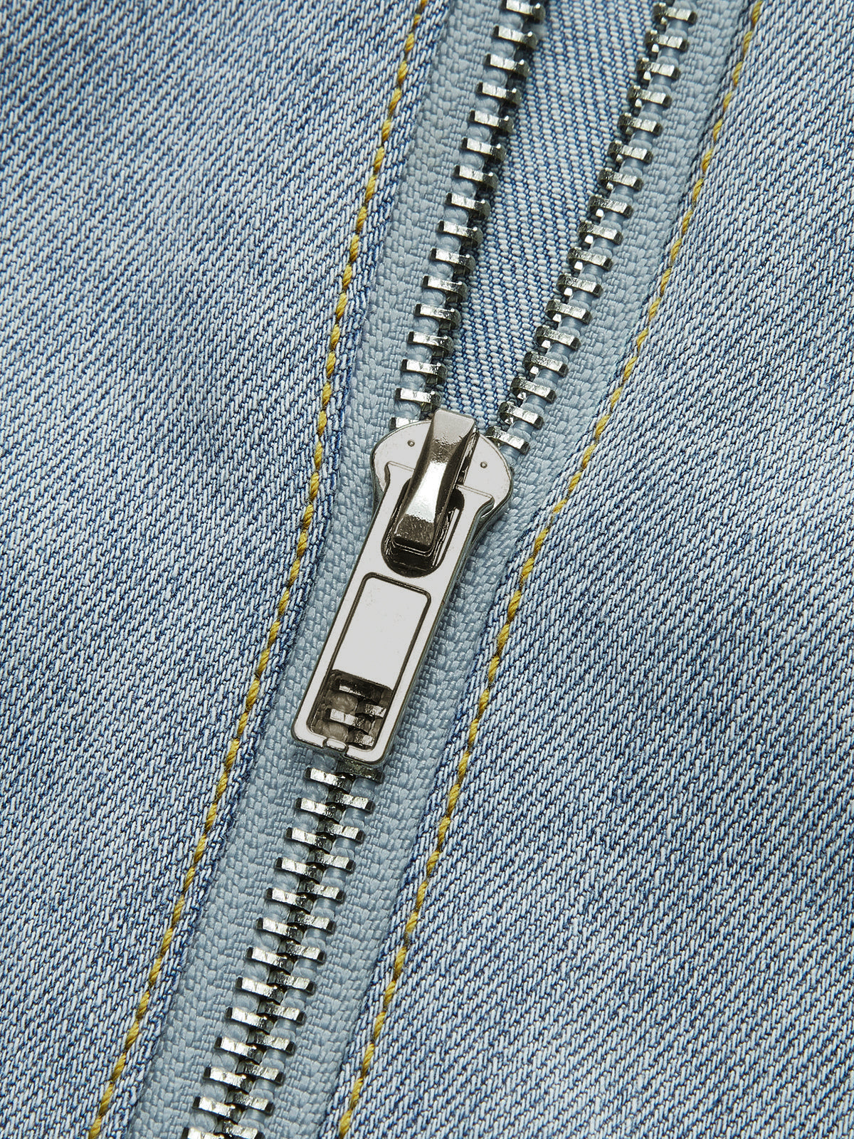 Selviel Ärmlös Denimklänning med Knappar Framtill