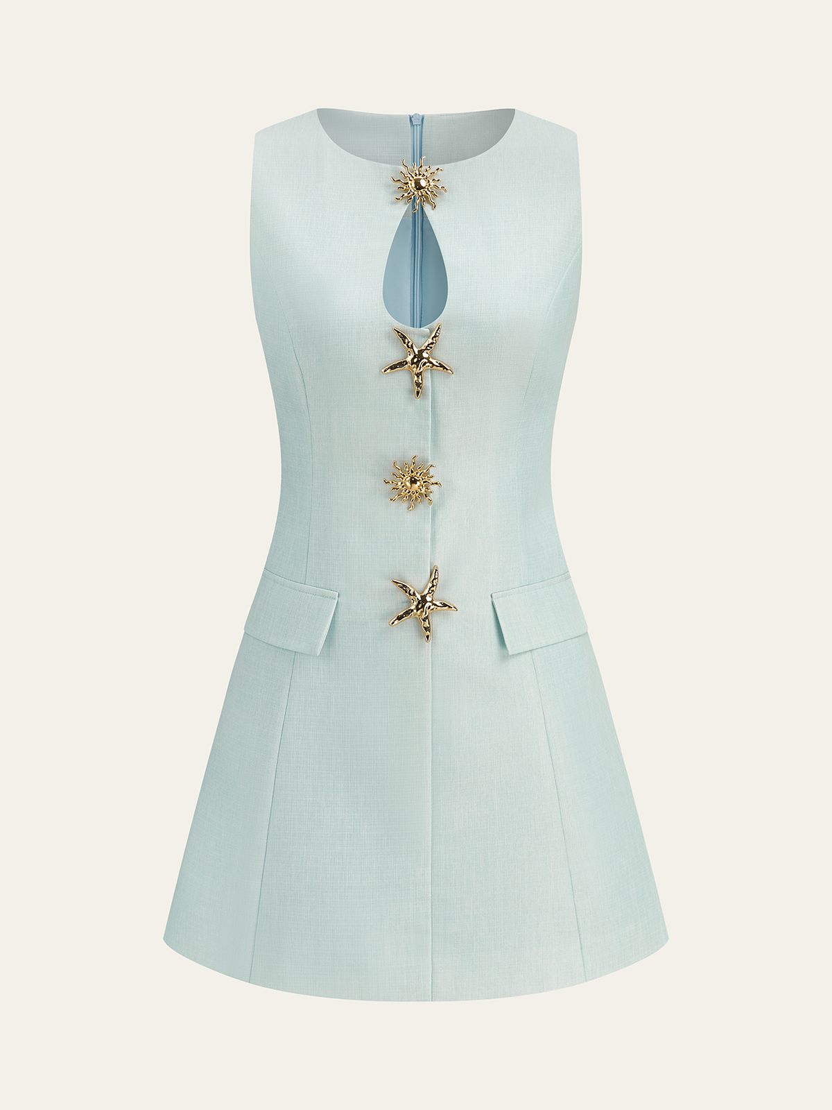 Seliel Kleid mit Taschen und Blumenmuster