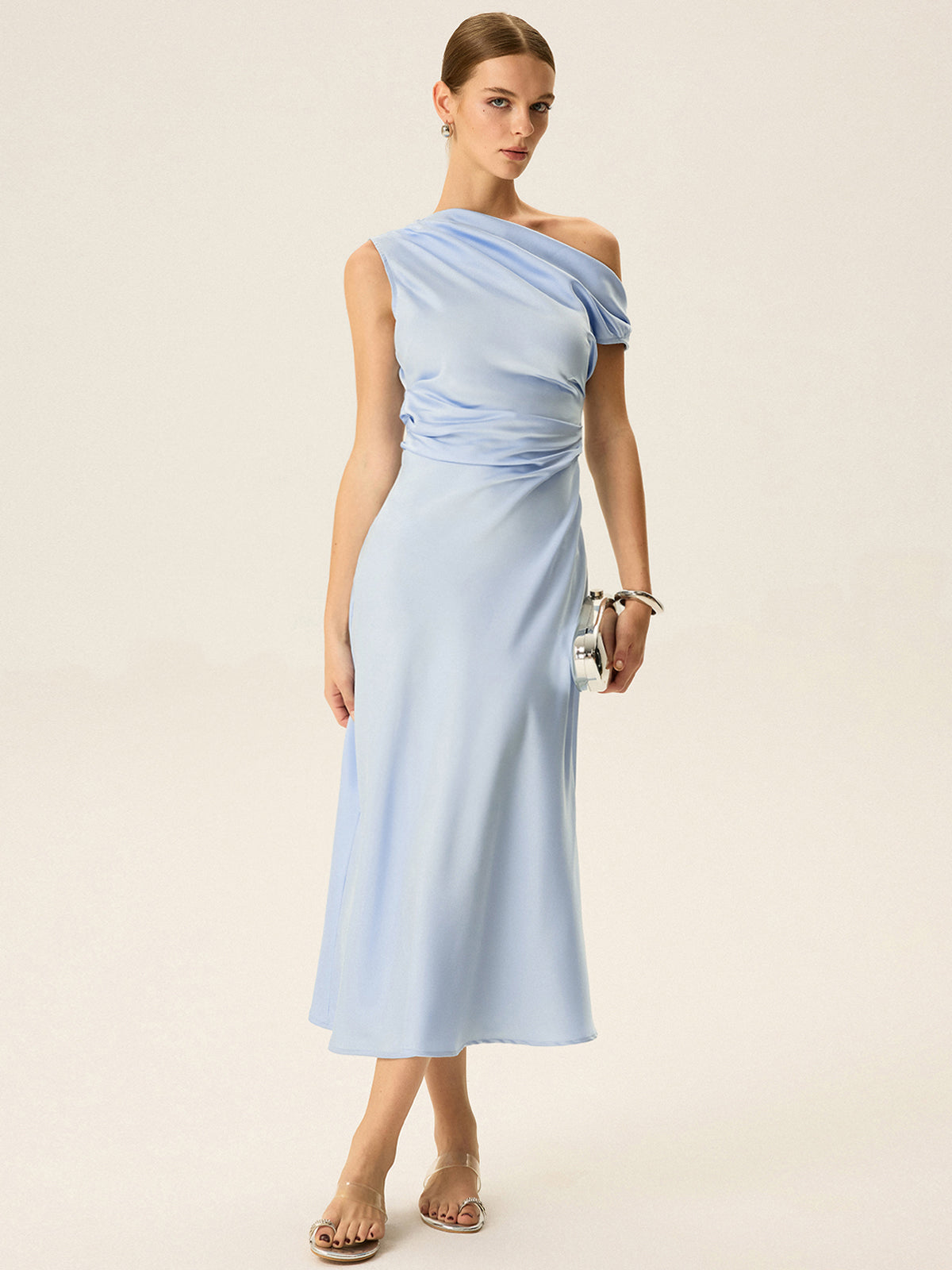 Wyniel Off-shoulder Midiklänning