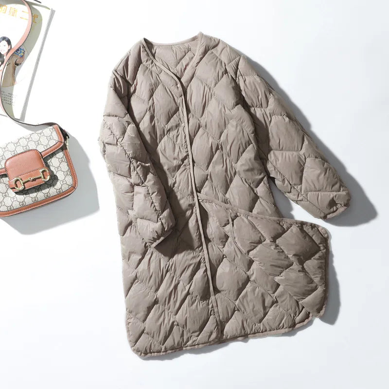 Women's Argyle Down Vest
