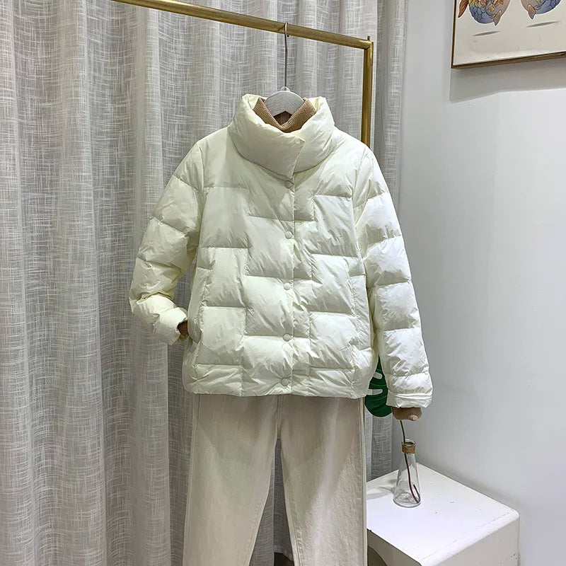 Women's Striped Down Jacket