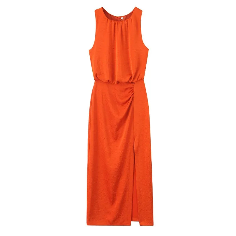 Lerel Ruffled Midi Bodycon Summer Dress