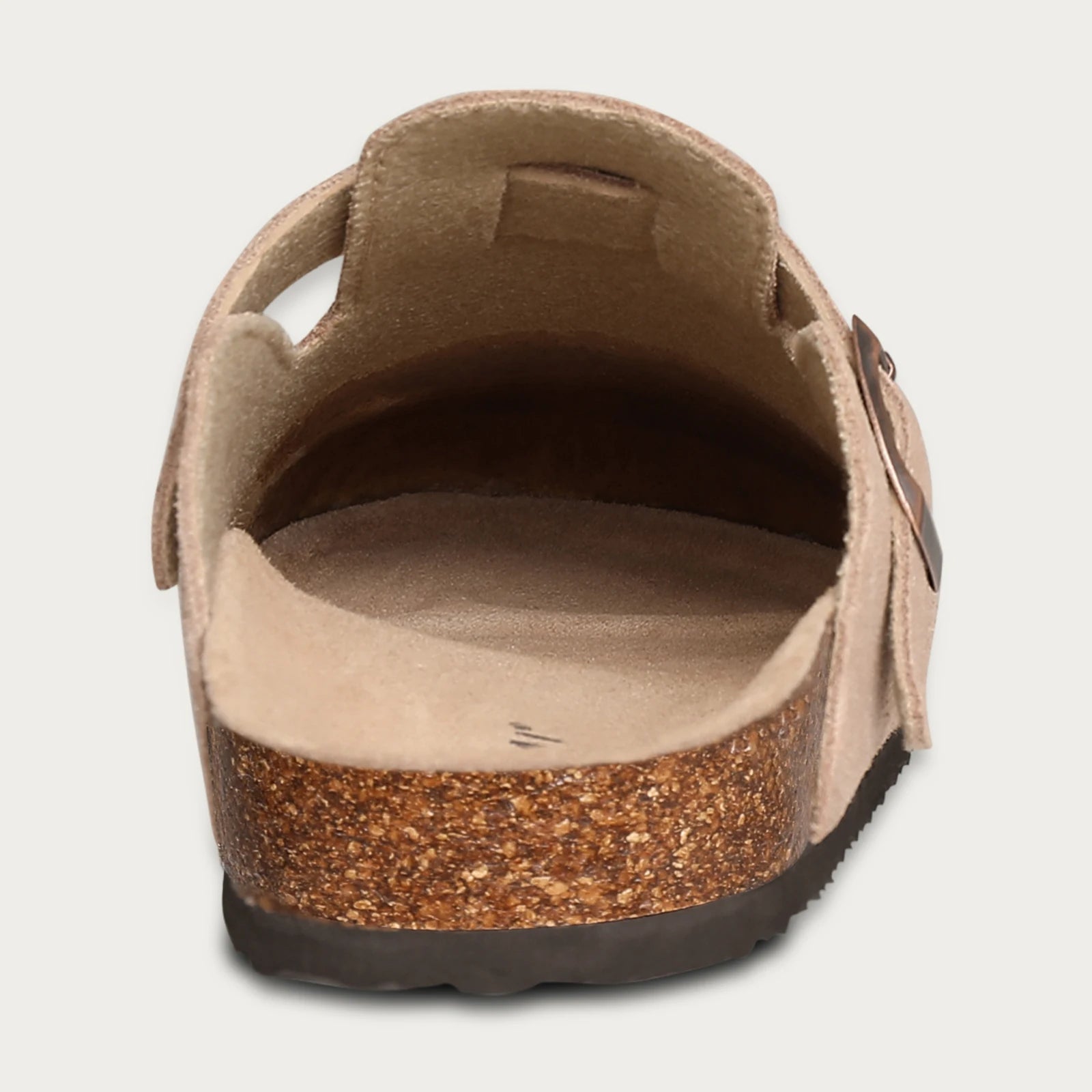 Sophia Pantoletten aus Kork-Wildleder
