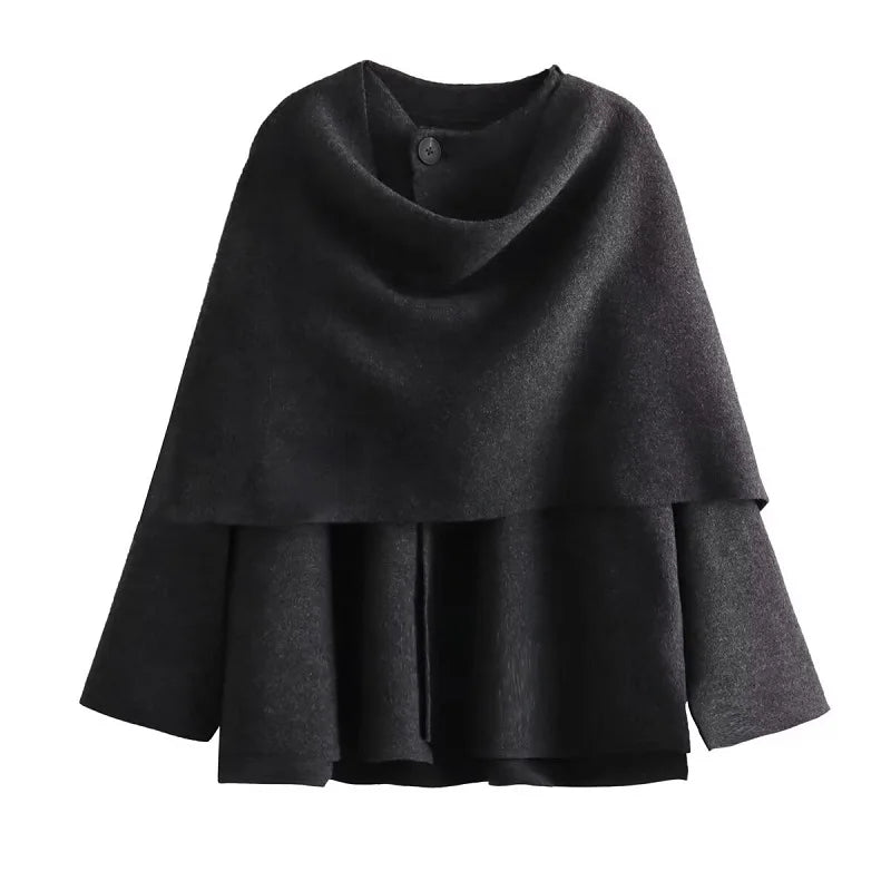 Women's Single Breasted Woven Coat