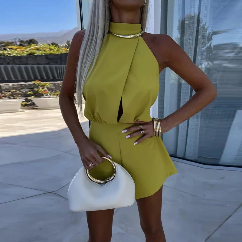 Merali Sleeveless Party Romper