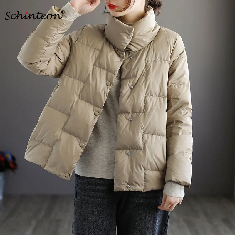 Women's Striped Down Jacket
