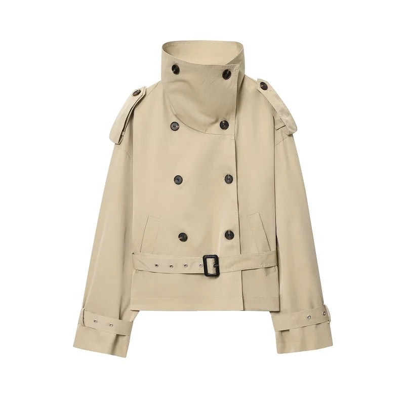 Women's Double Breasted Trench Coat