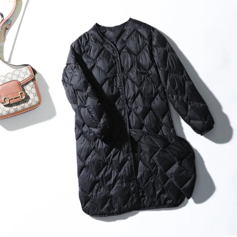 Women's Argyle Down Vest