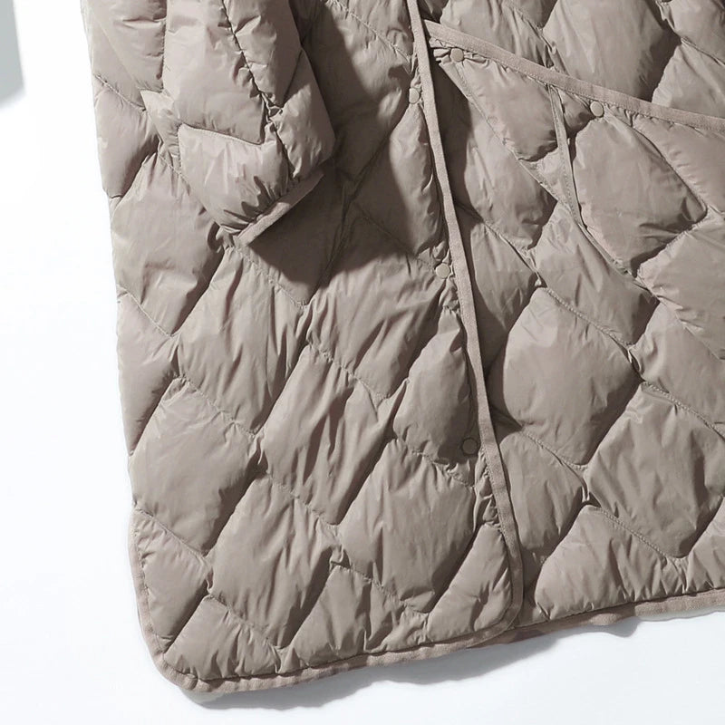 Women's Argyle Down Vest