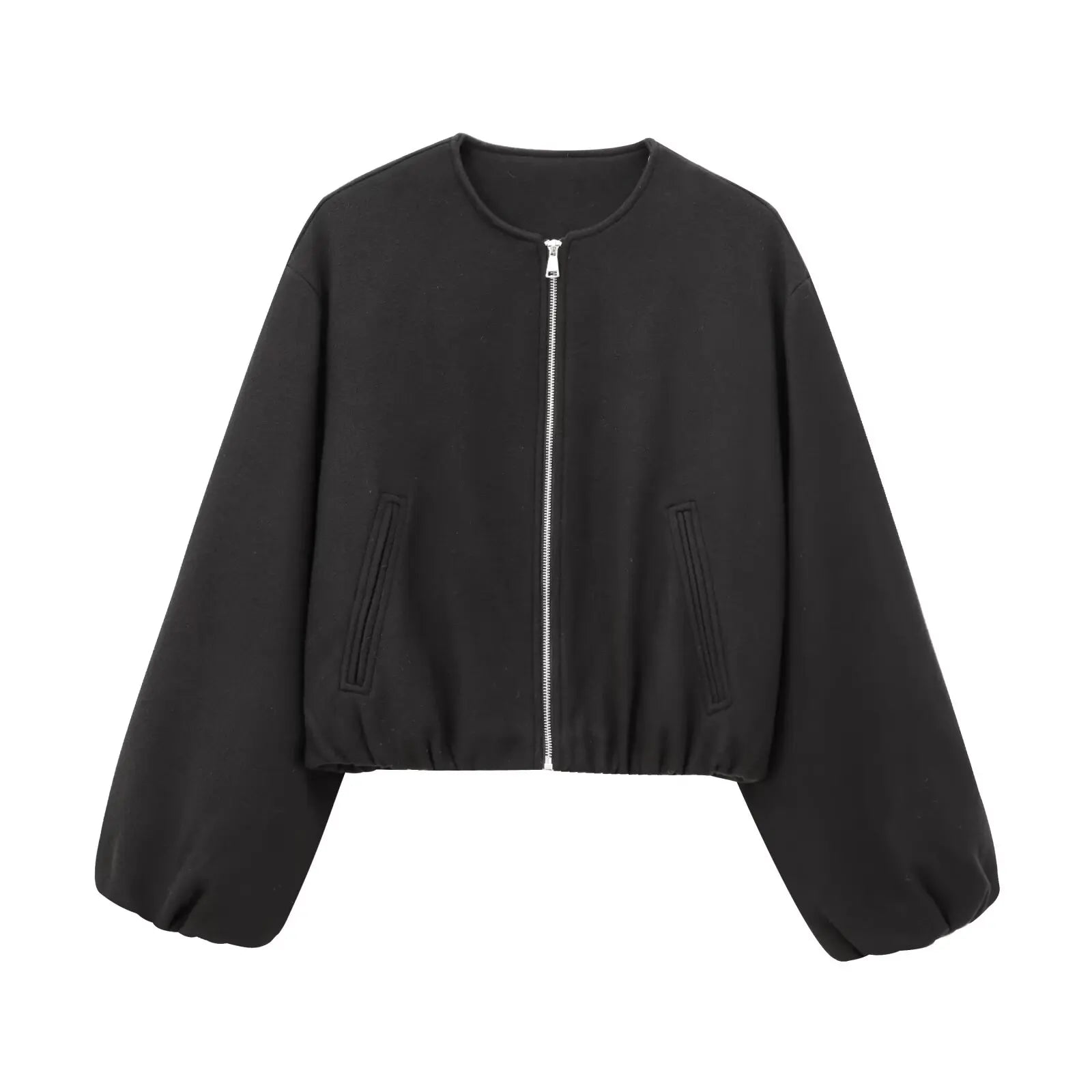 Women's Sporty Zip Jacket Polyester