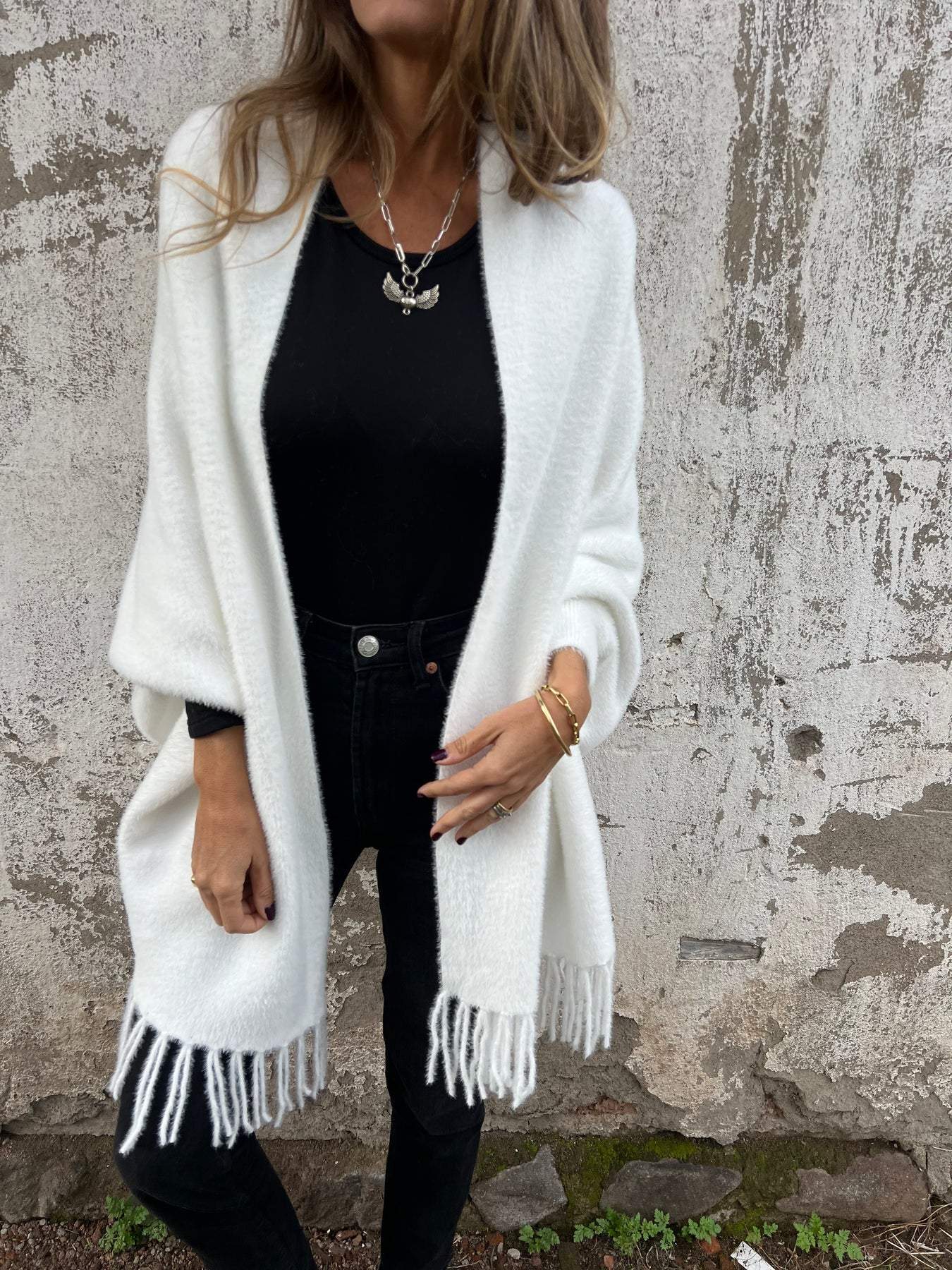 Sienna Wool-Blend Lapel Coat