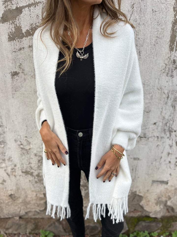 Sienna Wool-Blend Lapel Coat