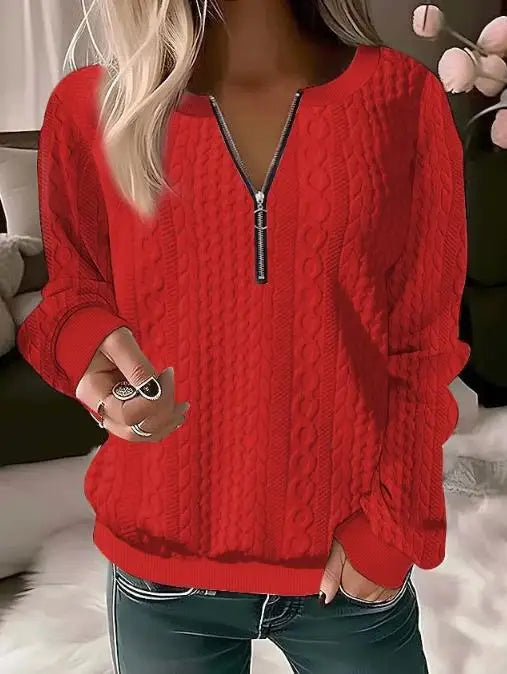 Anna Tröja med dragkedja